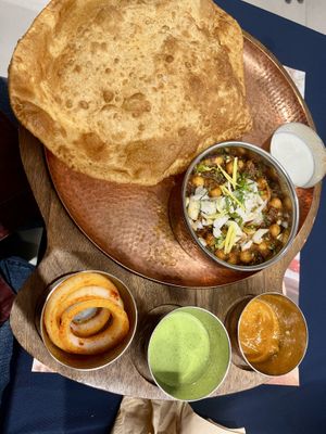 Various chutneys and toppings  at Bhavan Indian Restaurant - 바반인도레스토랑 in Busan