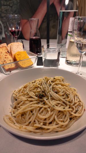 Spaghetti all'erbette. at PeR Magnà in Frattuccia