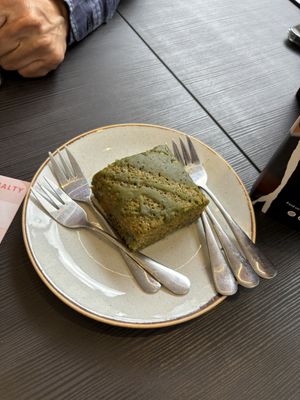 Vegan Matcha Pandan Cake  at Le Specialty in York