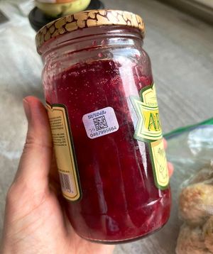 Lingonberry sauce for Ikea-style "meatballs". For orders of more than 500g of "meatballs" includes a jar of lingonberry sauce as a gift. at Kruzhok in Yerevan