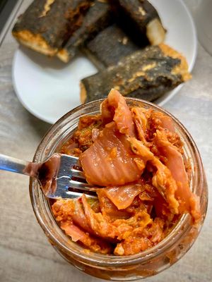 Vegan Kimchi, the best vegan Kimchi in Yerevan, in my opinion at Kruzhok in Yerevan