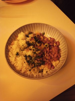 Rice and beans (guest special) at Kruzhok in Yerevan