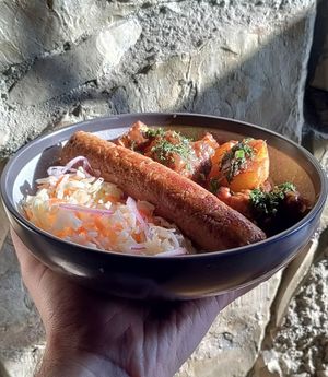 homemade-style sausage at Kruzhok in Yerevan