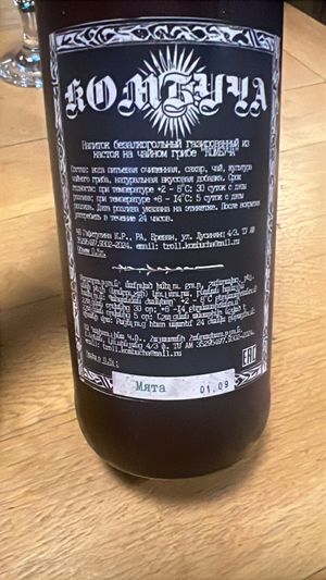 Kombucha  at Kruzhok in Yerevan