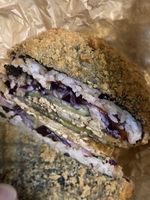 Onigirizu (fried)  at Kruzhok in Yerevan