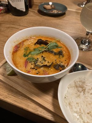 Tom yum  at Kruzhok in Yerevan