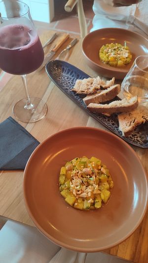 Salade chouchou at laska in Saint Pierre