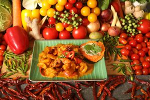 Kats Stir Fry Masala: Stir-fried mixed vegetables, cooked with a creamy homemade Masala Sauce. Contains Celery and Soya at Kats Oriental Cuisine in St Albans