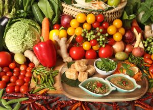 Fried golden-brown tofu cubes served with sweet homemade sauce. Contains Peanuts & Soya. at Kats Oriental Cuisine in St Albans