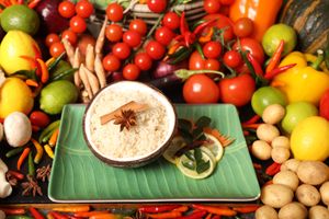 Coconut Rice at Kats Oriental Cuisine in St Albans