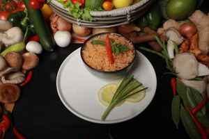 Spicy Rice at Kats Oriental Cuisine in St Albans