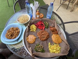   at Habesha Ethiopian Restaurant in Nairobi