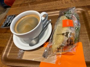 Vegan sandwich and americano   at GG Co in Tokyo