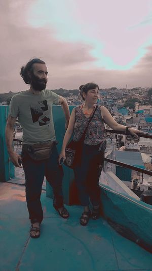 Friend at Sunset Cafe and Restaurant in Jodhpur