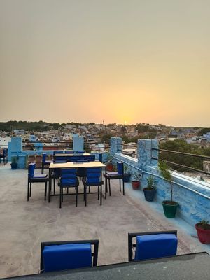 Rooftop  at Sunset Cafe and Restaurant in Jodhpur