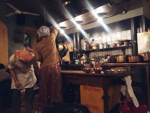 inside at Moscow-Delhi in Moscow