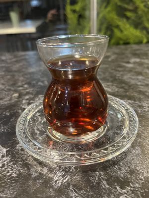 Turkish Tea  at Sisu Kitchen %100 Vegan in Antalya