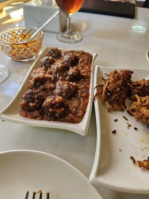 Veg manchurian at Annapurna Veg & Vegan Restaurant in Kathmandu