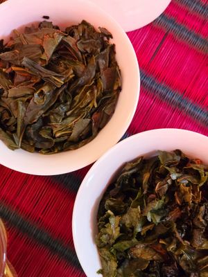 Selection of Chinese & Taiwanese tea at .baa in Pattaya