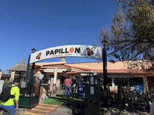 Front of the restaurant   at PAPILLON  in Tenerife