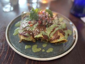 Enchiladas 🤤   at be love in Victoria