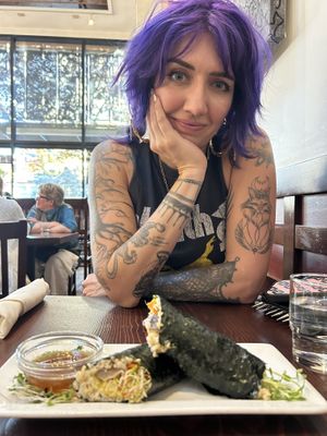 Sushi roll appetizer   at be love in Victoria