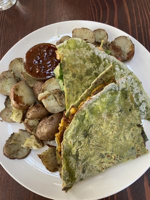 Quesadillaa  at be love in Victoria