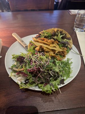 Quesadilla (more like tacos) at be love in Victoria