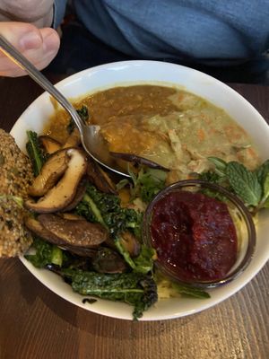 Daal bowl   at be love in Victoria