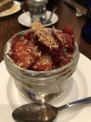 Strawberry shortcake at be love in Victoria