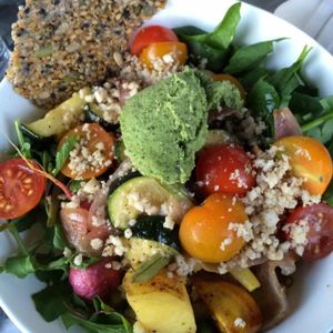 pesto bowl  at be love in Victoria