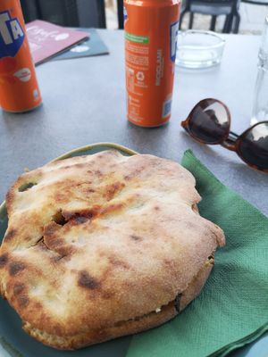 Puccia "Vega" at L'isule Cafè in Cannobio