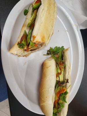 The Vegan Bahn Mi at Stations Cafe in Bethlehem