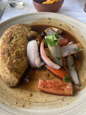 Tacu Tacu   at Museo Larco Cafe Restaurant in Lima