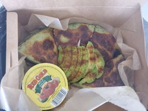 Jackfruit Quesadilla ...  pretty tasty all the way up here. at Vegan Mami in Henderson