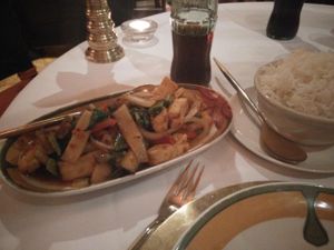 Tofu at Royal Thai in Barcelona