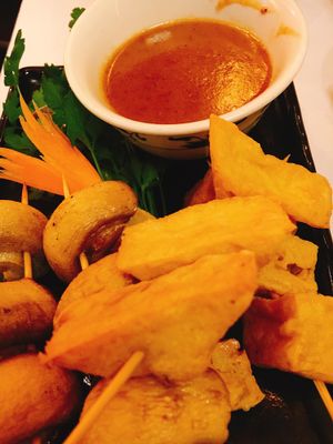 Tofu Satee  at Royal Thai in Barcelona