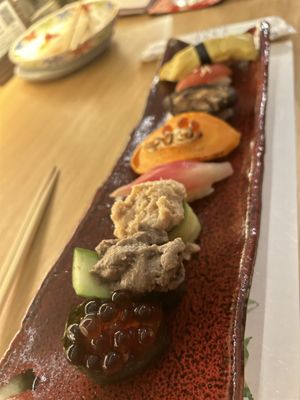   at Shojin Sushi Minamo in Osaka