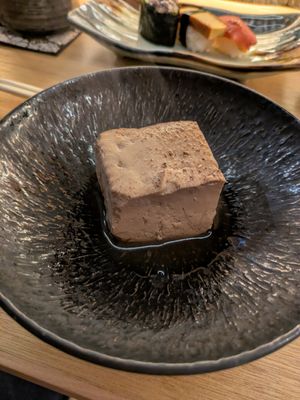 Tofu oden at Shojin Sushi Minamo in Osaka