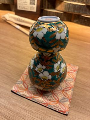 Sake at Shojin Sushi Minamo in Osaka