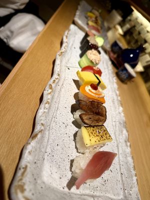   at Shojin Sushi Minamo in Osaka