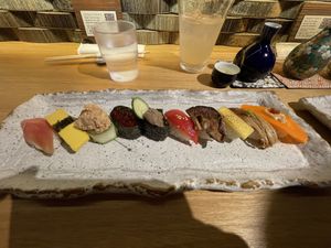   at Shojin Sushi Minamo in Osaka