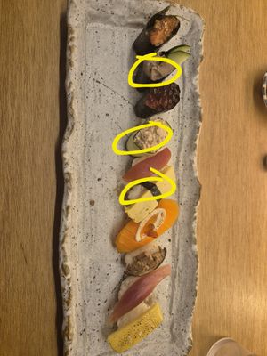  at Shojin Sushi Minamo in Osaka