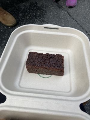 Miso chocolate brownie   at Folksaka in Osaka