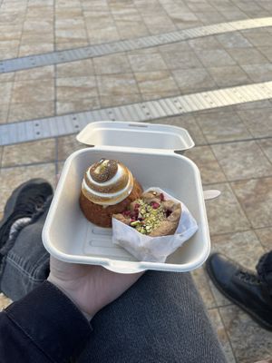 I don’t know how they made vegan merengue but it tasted amazing!  at Folksaka in Osaka