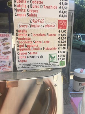 Menu proposé   at Creperia Il Carretto in Lecce