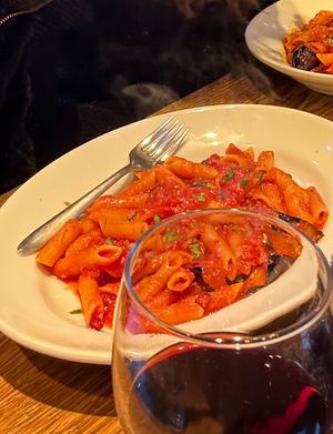 Eggplant arrabiata  at Salvatore Cuomo & Bar Musashikoyama in Tokyo