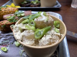 Potato salad   at Saint Monday in East London