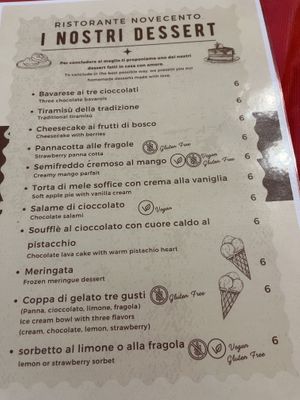   at Ristorante Novecento in Varese