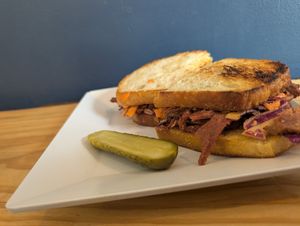 V-Strami at The Vegan Spot in Highland Park